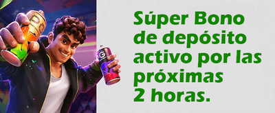 Bono de Bienvenida Explosivo promotion banner